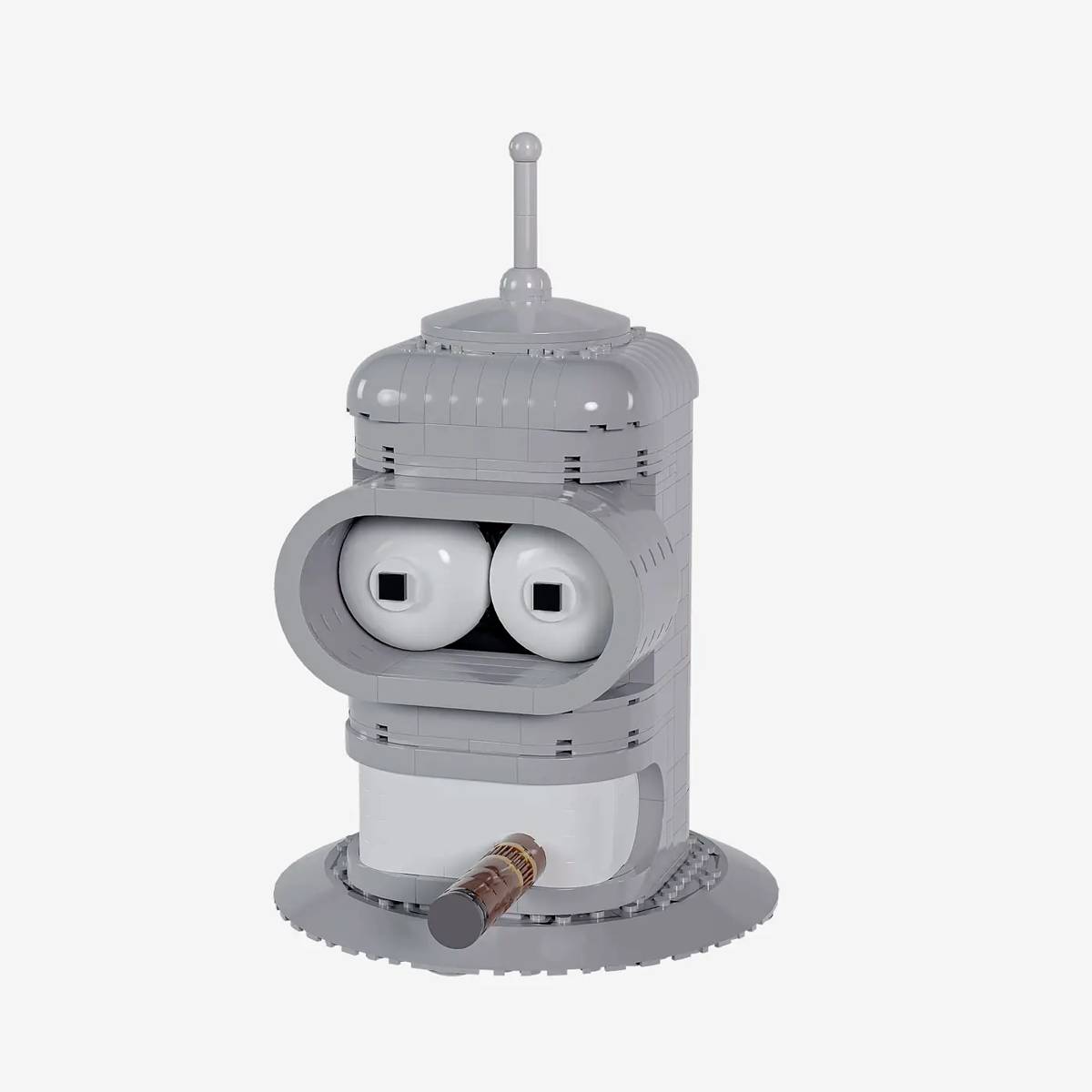 BlueBrixx Cigar smoking robot head • Set 106615 • SetDB