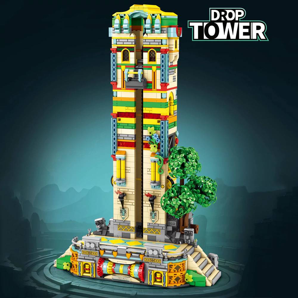 Small Angle Drop Tower • Set JD100 • SetDB • Merlins Briques