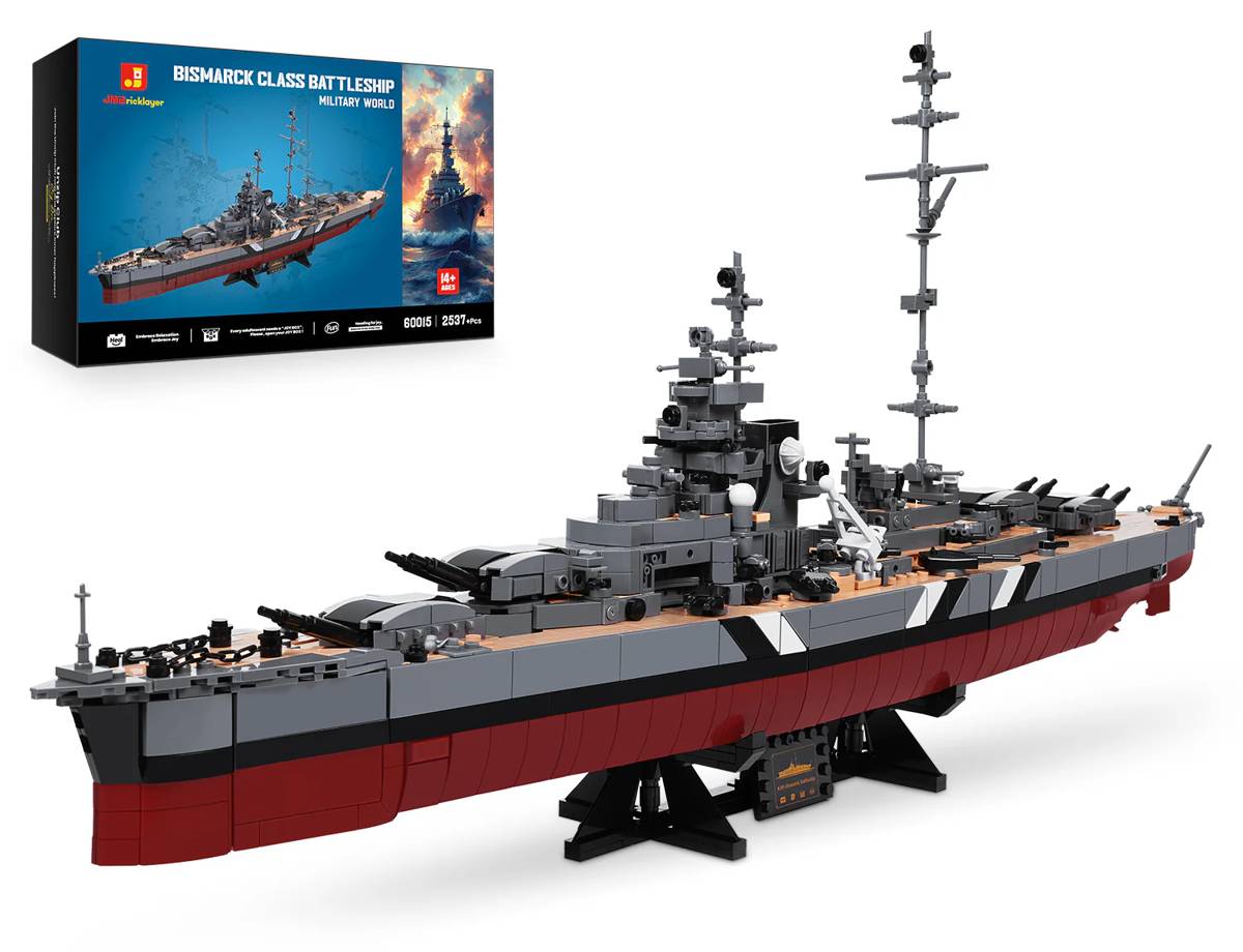 JMBricklayer Bismarck Battleship • Set 60015 • SetDB