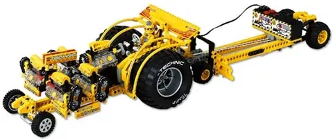 LEGO Technic Figure Yellow Legs Yellow Top (Power Puller Driver) (4142664)