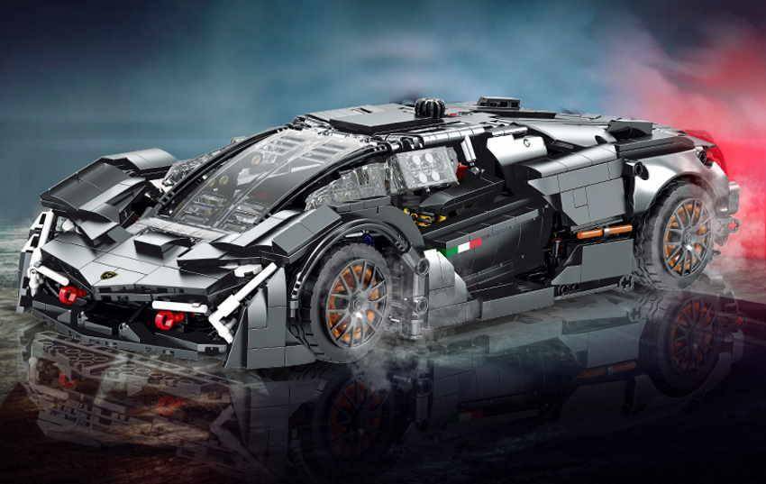 Mork Sports car in grey • Set 023027 • SetDB