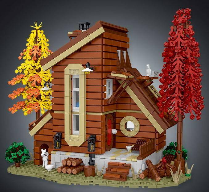 PanBo Forest cottage • Set 77073 • SetDB • Merlins Briques